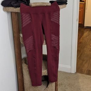 Old Navy High-Waisted 7/8-Length Moto Leggings